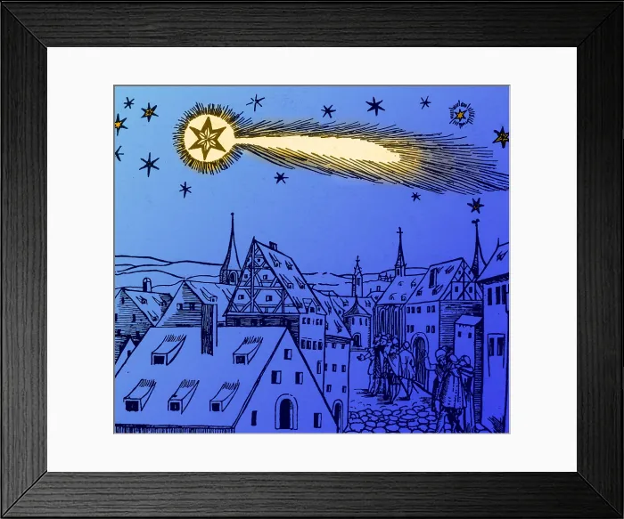 Framed Print : The Great Comet of 1556 Framed Print : The Great Comet of 1556