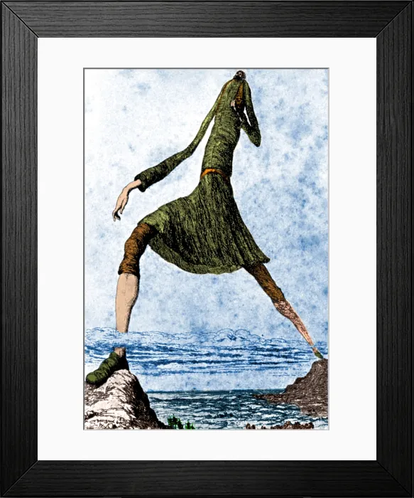 Framed Print : The Giant Bolster, Legendary Creature