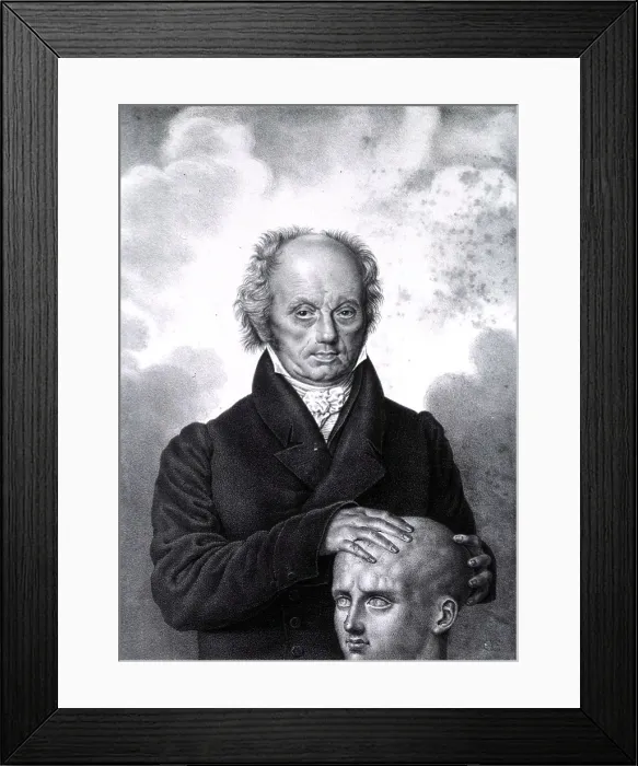 Framed Print : Franz Joseph Gall, German Phrenologist