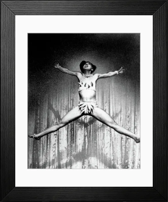 Framed Print : Josephine Baker, American Entertainer
