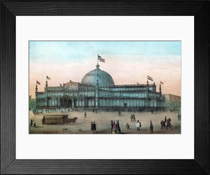 Framed Print : New York Crystal Palace, 19th Century Framed Print : New York Crystal Palace, 19th Century