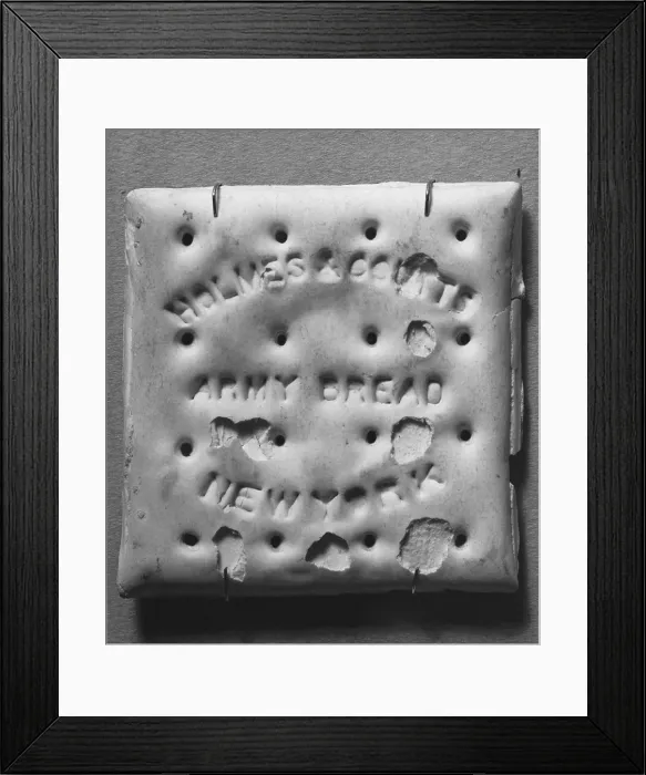 Framed Print : Civl War-Era Hardtack Framed Print : Civl War-Era Hardtack