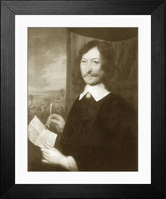 Framed Print : William Lilly, English Astrologer Framed Print : William Lilly, English Astrologer