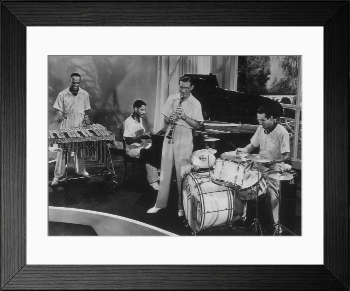 Framed Print : The Benny Goodman Quartet Framed Print : The Benny Goodman Quartet