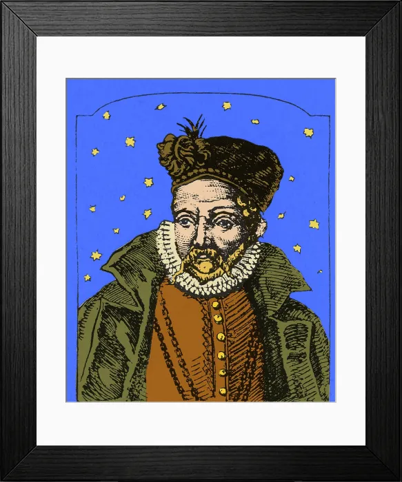 Framed Print : Tycho Brahe, Danish Astronomer