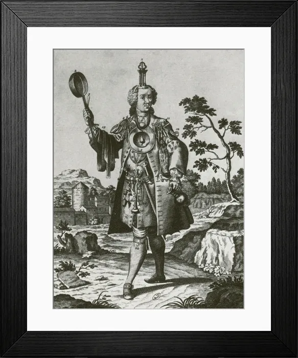 Framed Print : Barber-Surgeon, 18th Century
