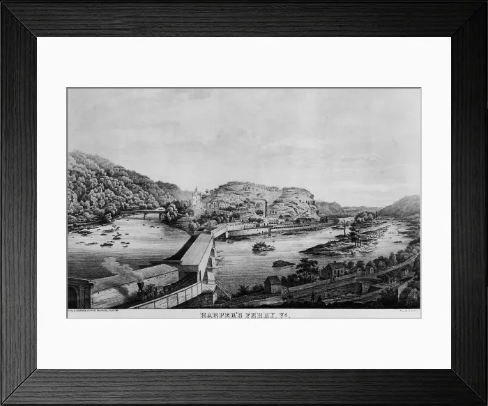 Framed Print : Harper's Ferry