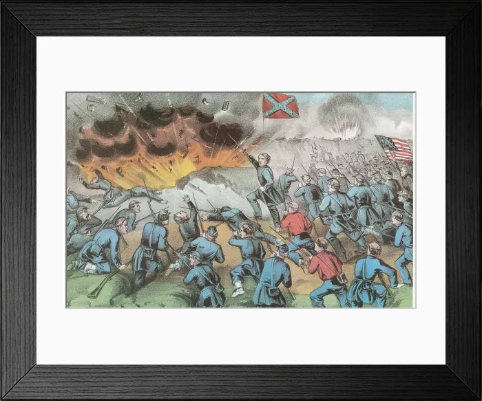 Framed Print : Siege and Capture of Vicksburg, 1863