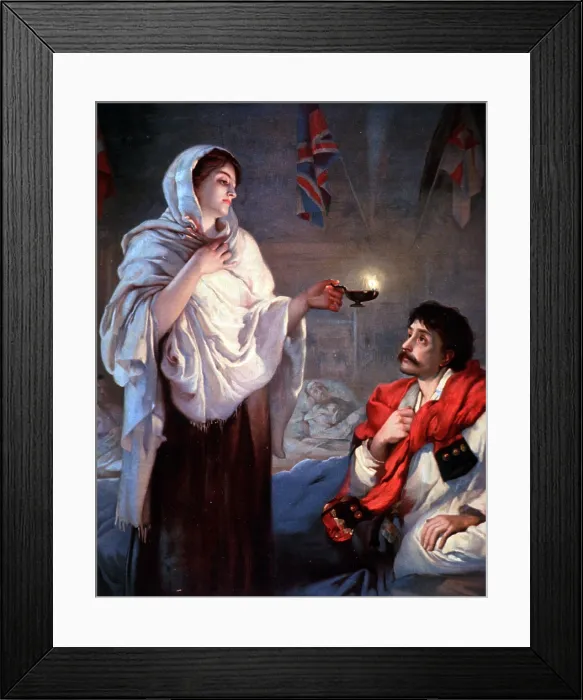 Framed Print : Crimean War, Florence Nightingale at Scutari Framed Print : Crimean War, Florence Nightingale at Scutari