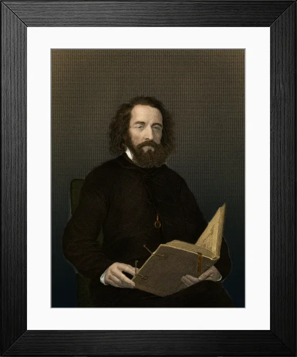 Framed Print : Alfred, Lord Tennyson, English Poet Laureate Framed Print : Alfred, Lord Tennyson, English Poet Laureate