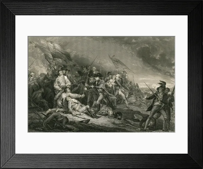 Framed Print : Battle of Bunker Hill Framed Print : Battle of Bunker Hill