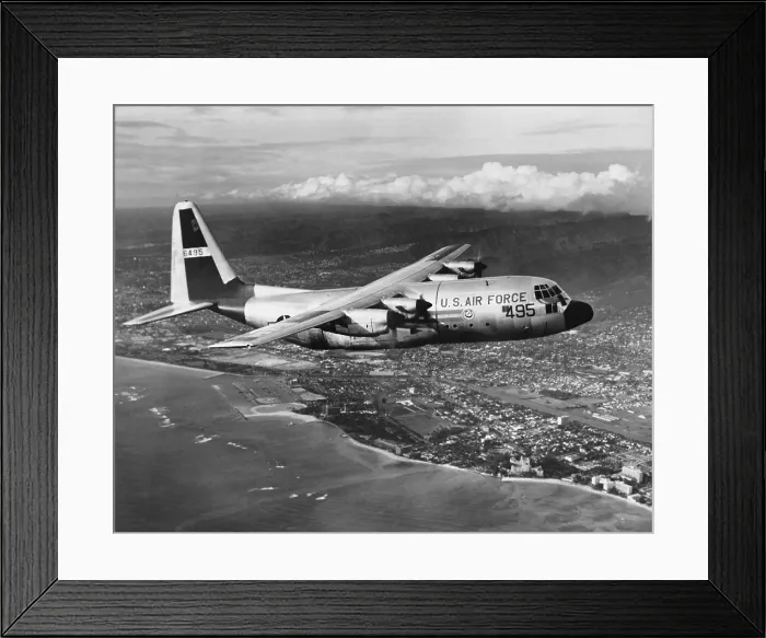 Framed Print : Lockheed C-130 Hercules, 1950s Framed Print : Lockheed C-130 Hercules, 1950s