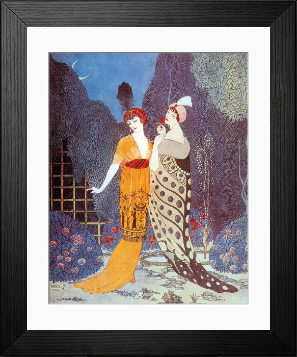 Framed Print : Jeanne Paquin Fashion Design, 1912
