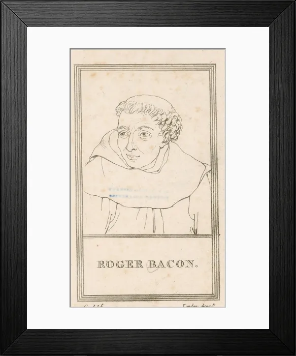Framed Print : Roger Bacon, English Philosopher Framed Print : Roger Bacon, English Philosopher