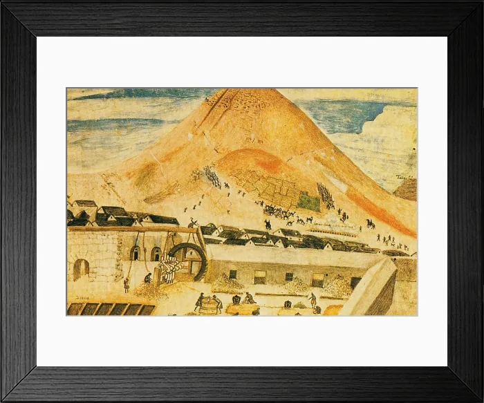 Framed Print : Silver Mining, Potosi Framed Print : Silver Mining, Potosi