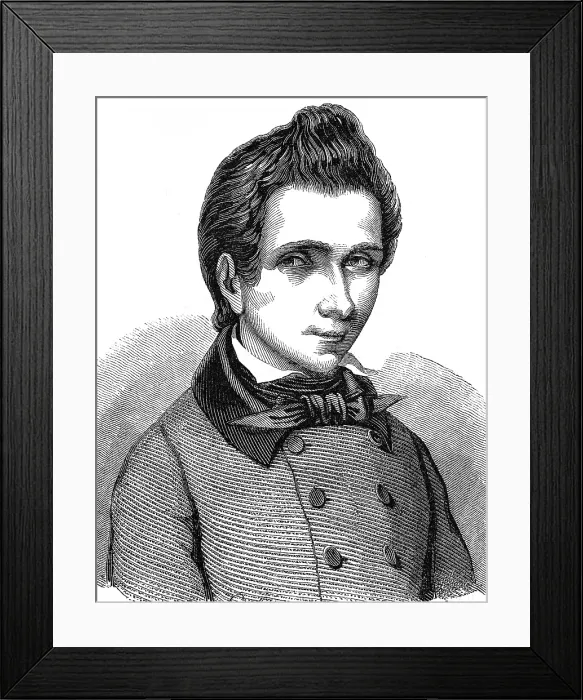 Framed Print : Young Evariste Galois