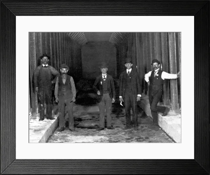 Framed Print : NYC Subway Construction, 1901 Framed Print : NYC Subway Construction, 1901