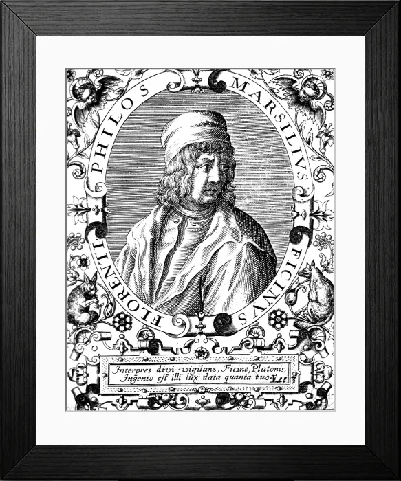 Framed Print : Marsilio Ficino, Italian Humanist Philosopher Framed Print : Marsilio Ficino, Italian Humanist Philosopher