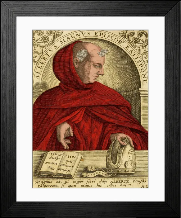 Framed Print : Albertus Magnus, Medieval Philosopher