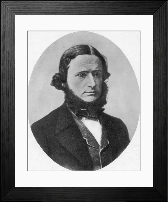 Framed Print : Gustav Kirchhoff, German Physicist Framed Print : Gustav Kirchhoff, German Physicist