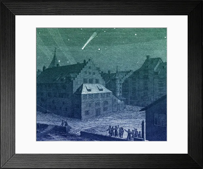Framed Print : Comet of 1742, C / 1742 / C1 Framed Print : Comet of 1742, C / 1742 / C1