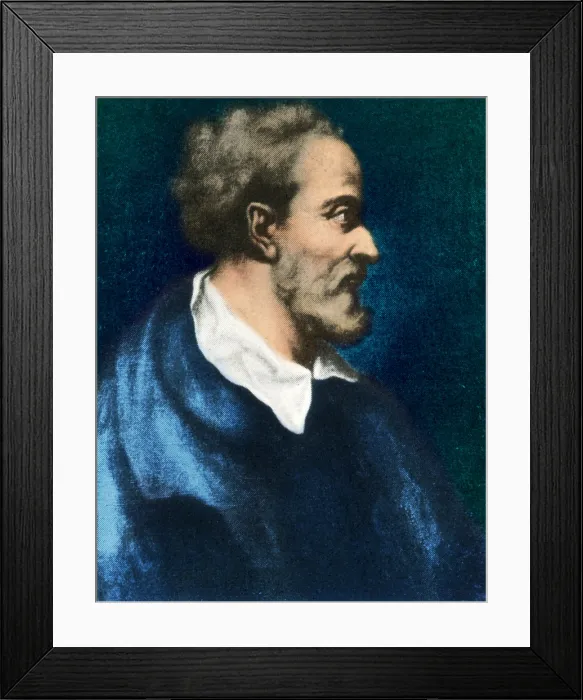 Framed Print : Gerolamo Cardano, Italian Polymath Framed Print : Gerolamo Cardano, Italian Polymath