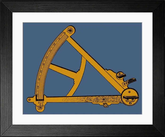Framed Print : Sextant, Navigational Instrument Framed Print : Sextant, Navigational Instrument