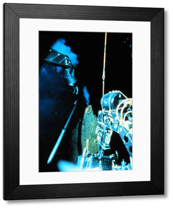 Framed Print : Hydrothermal Vent Testing Framed Print : Hydrothermal Vent Testing