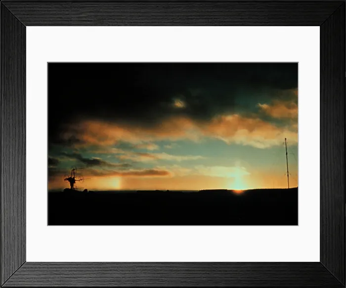 Framed Print : Sun Pillar and Parhelion Framed Print : Sun Pillar and Parhelion