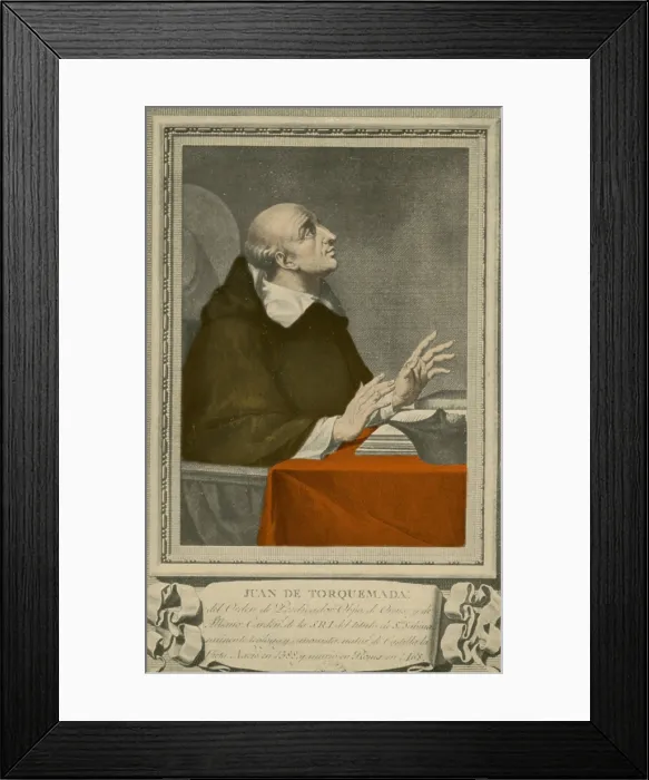 Framed Print : Juan de Torquemada, Spanish Catholic Cardinal Framed Print : Juan de Torquemada, Spanish Catholic Cardinal