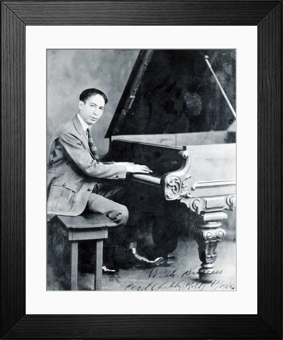 Framed Print : Jelly Roll Morton, American Jazz Musician Framed Print : Jelly Roll Morton, American Jazz Musician