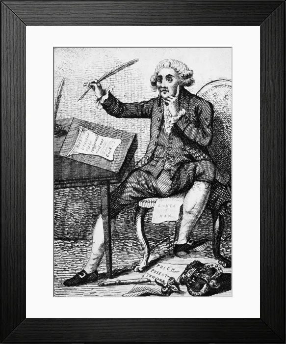 Framed Print : Thomas Paine, American Patriot Framed Print : Thomas Paine, American Patriot