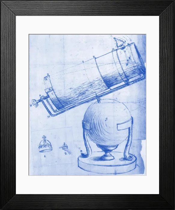 Framed Print : reflecting telescope Framed Print : reflecting telescope