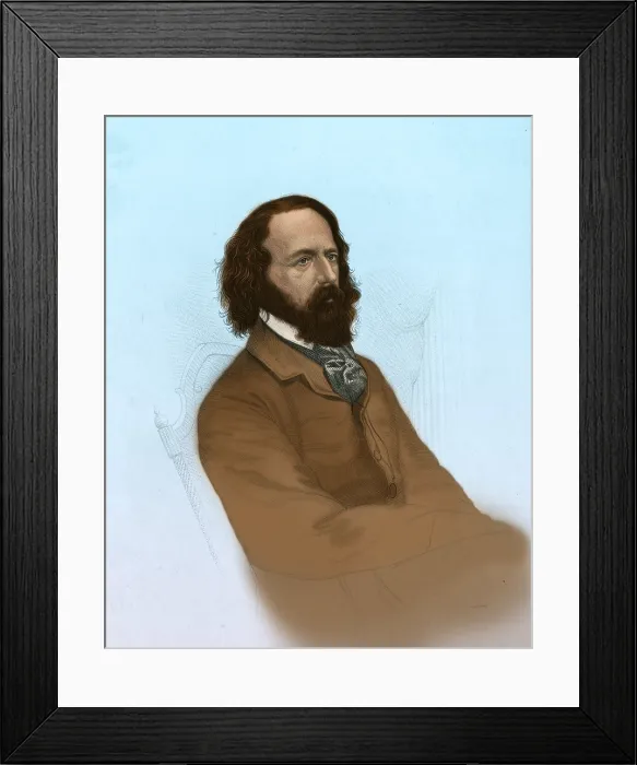 Framed Print : Alfred, Lord Tennyson, English Poet Laureate Framed Print : Alfred, Lord Tennyson, English Poet Laureate
