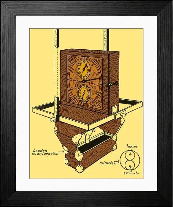 Framed Print : Christiaan Huygens Marine Clock Framed Print : Christiaan Huygens Marine Clock