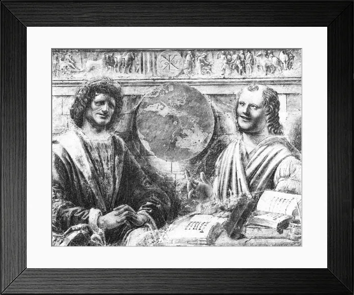 Framed Print : Democritus, Ancient Greek Polymath Framed Print : Democritus, Ancient Greek Polymath