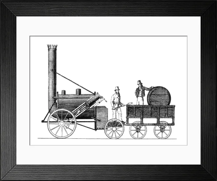 Framed Print : Robert Stephenson, 'Rocket', 1829 Framed Print : Robert Stephenson, 'Rocket', 1829