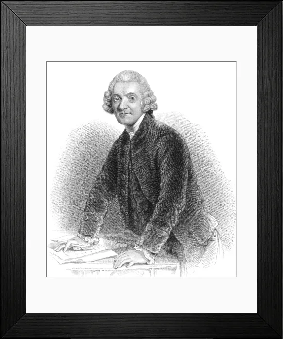 Framed Print : William Hunter, Scottish Anatomist and Physician Framed Print : William Hunter, Scottish Anatomist and Physician