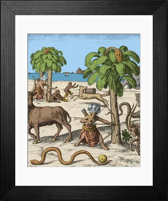 Framed Print : Early Exploration