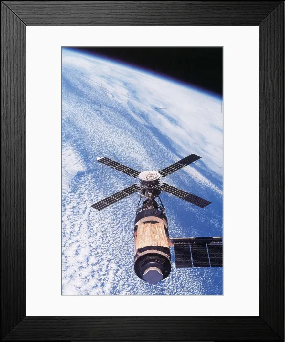 Framed Print : Skylab, the United States first space station, in 1974 Framed Print : Skylab, the United States first space station, in 1974