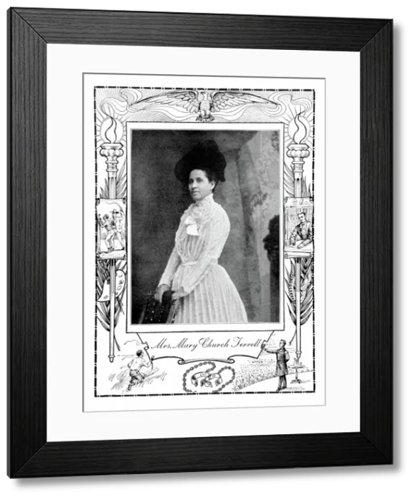 Framed Print : Mary Church Terrell, American Activist and Educator Framed Print : Mary Church Terrell, American Activist and Educator
