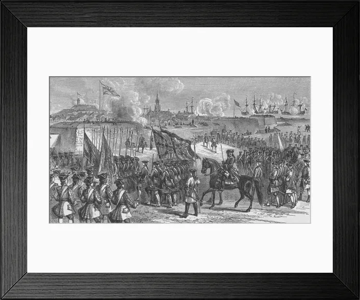 Framed Print : The Surrender of Louisbourg, 1758 Framed Print : The Surrender of Louisbourg, 1758