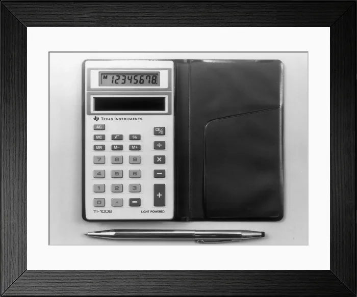 Framed Print : Calculator Framed Print : Calculator