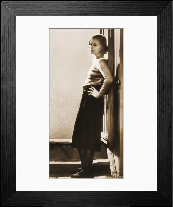 Framed Print : Greta Garbo, Hollywood Movie Star