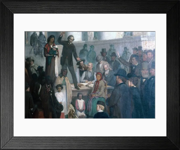 Framed Print : The Last Slave Sale Framed Print : The Last Slave Sale