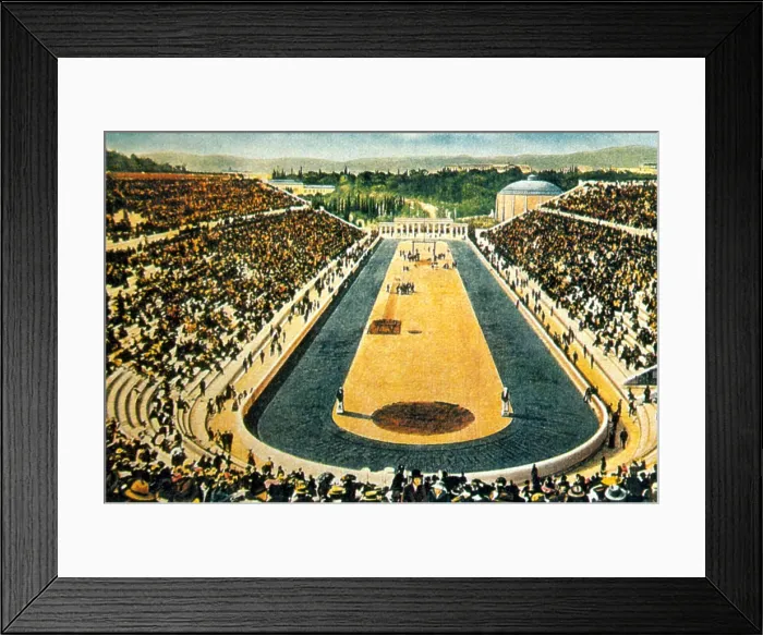 Framed Print : Panathenaic Stadium, Olympic Games, 1906 Framed Print : Panathenaic Stadium, Olympic Games, 1906