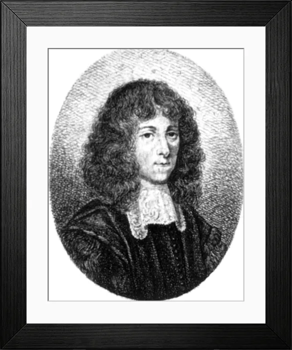 Framed Print : John Mayow, English Pneumatic Chemist and Physiologist Framed Print : John Mayow, English Pneumatic Chemist and Physiologist
