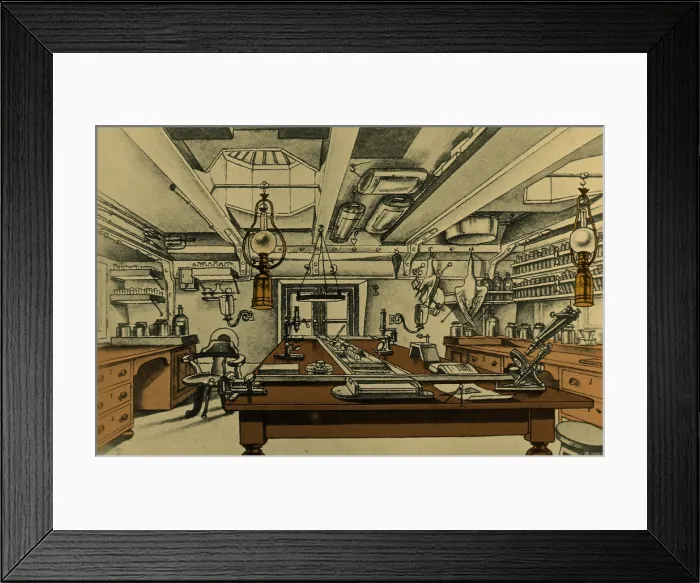 Framed Print : HMS Challenger Science Lab Framed Print : HMS Challenger Science Lab