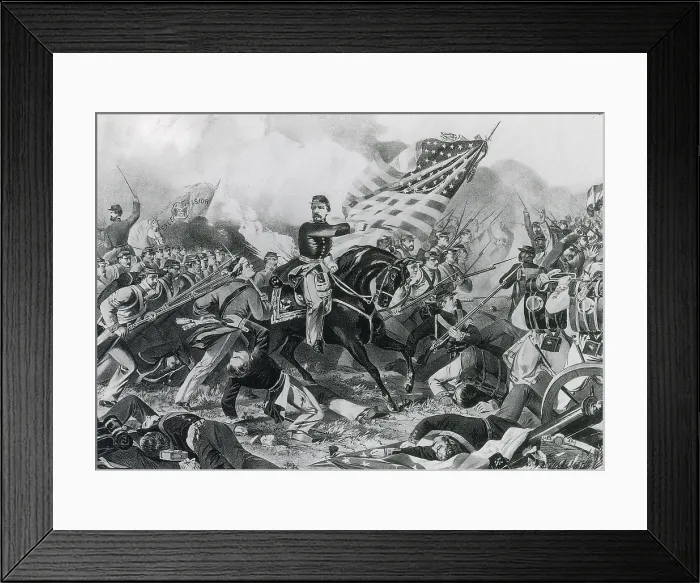 Framed Print : The Battle of Williamsburg, 1862 Framed Print : The Battle of Williamsburg, 1862