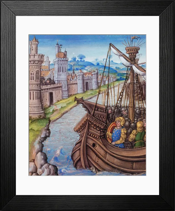 Framed Print : Hundred Years War, 1337-1453
